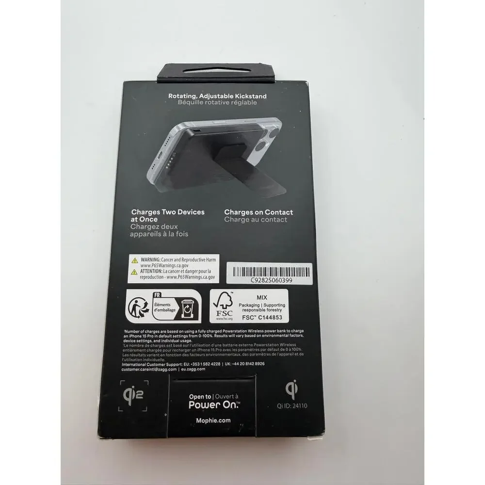 mophie Wireless Charging Stand New in Box 15W - 5,000 mAh